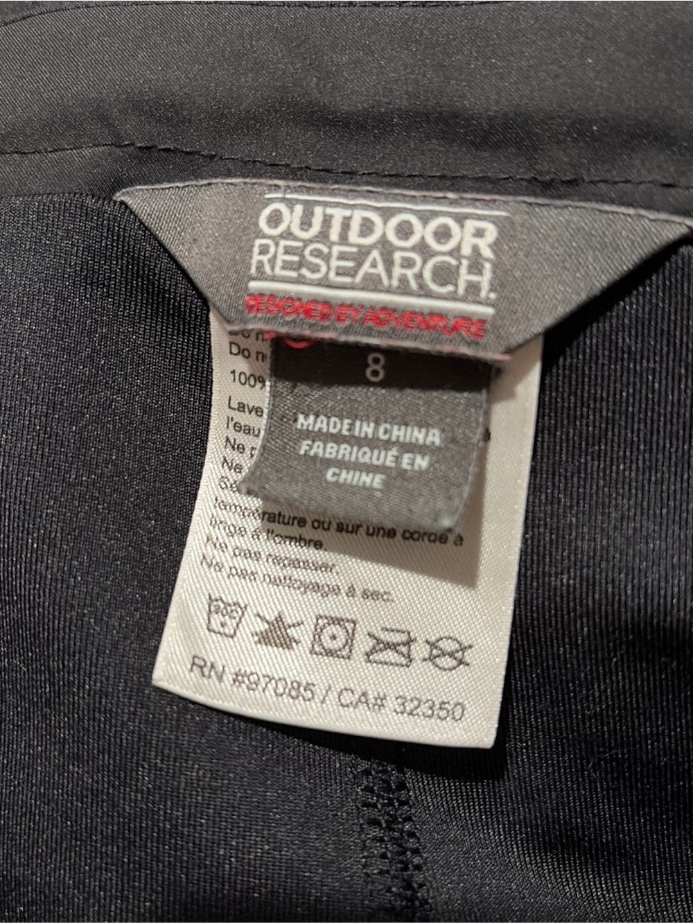 OUTDOOR RESEARCH Expressa Skort Womens 8 Black Athletic Preppy Lined Gorpcore - Picture 7 of 9